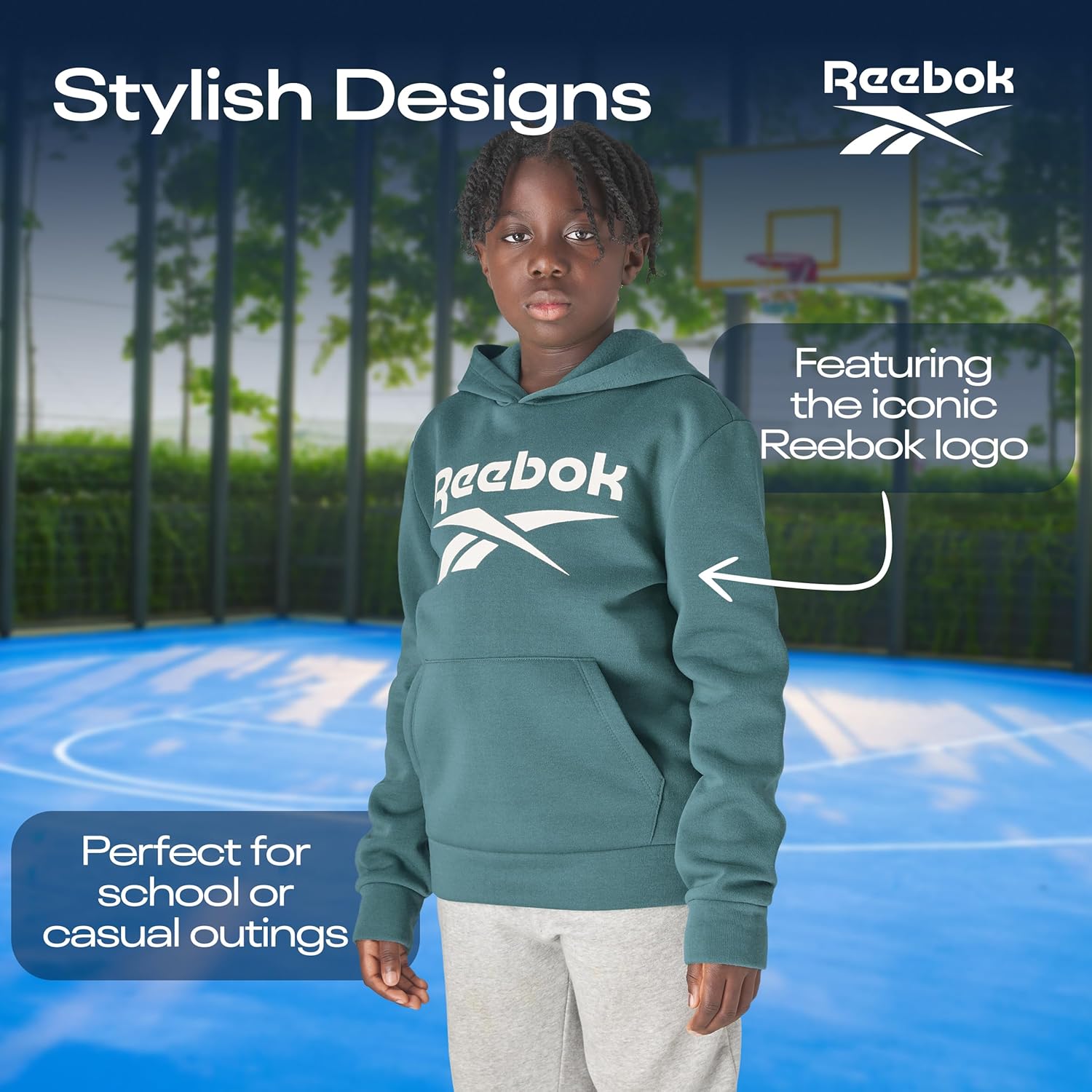 Reebok Boys Fashion Hoodie 2-Pack
