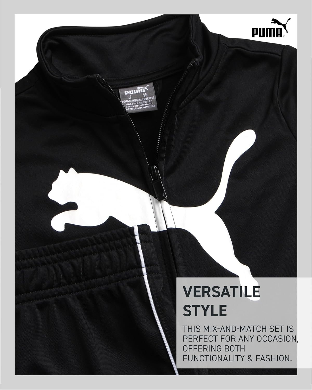 PUMA Toddler Boys Active Tracksuit Set