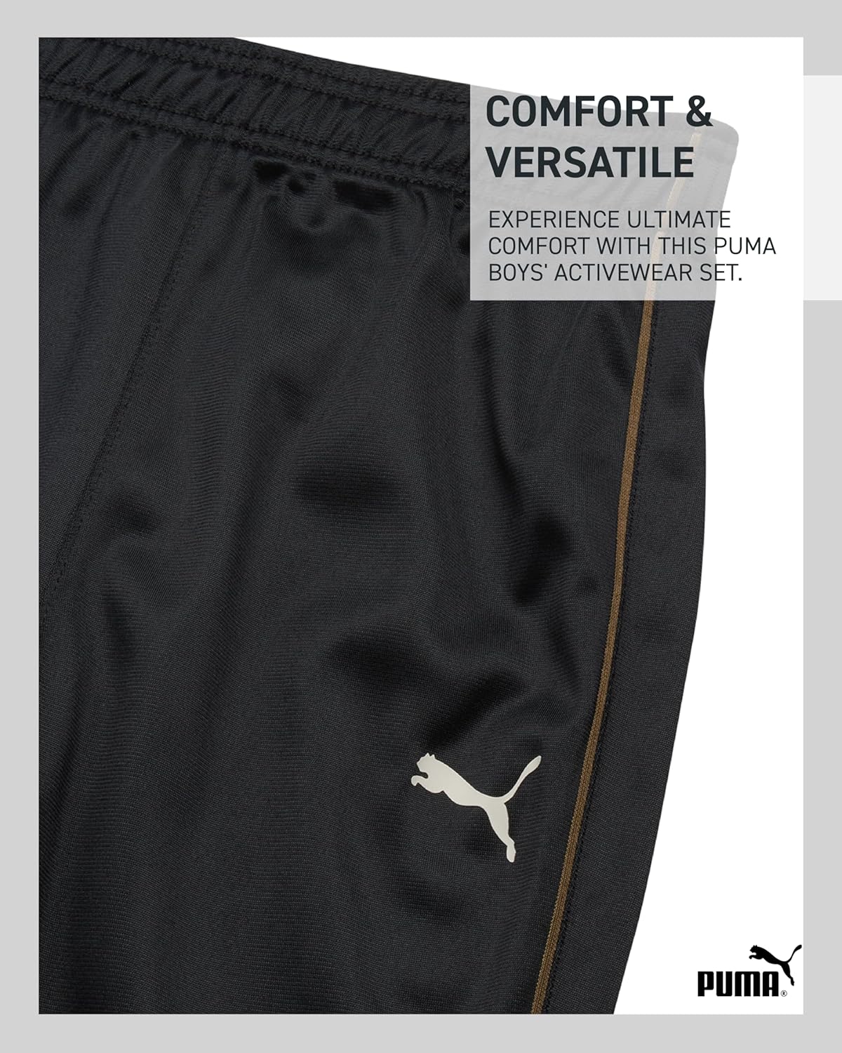 PUMA Boys 3 Piece Activewear Set 1