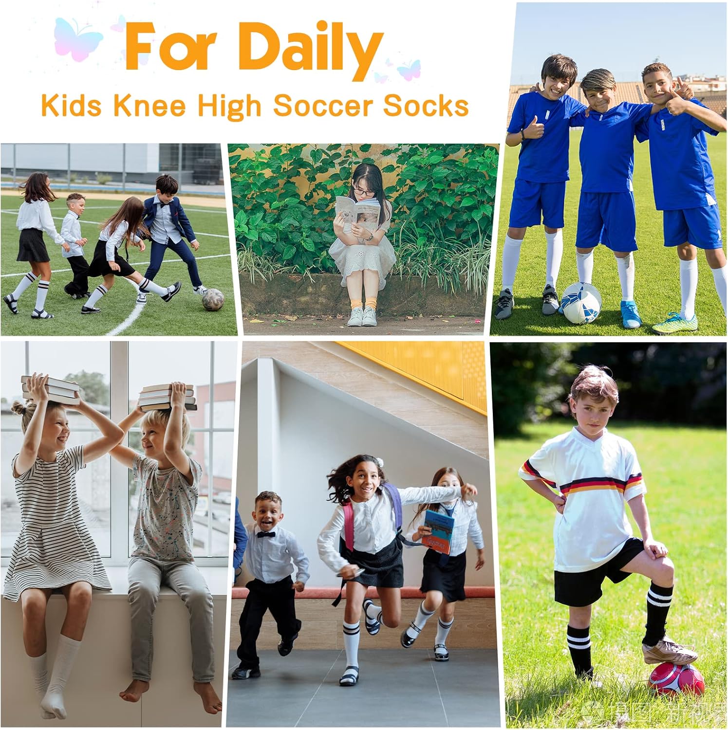American Trends Kids Soccer Socks Toddler