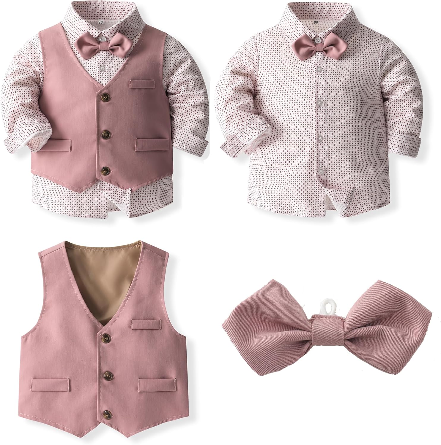Fun 4-Piece Suit Set for Boys