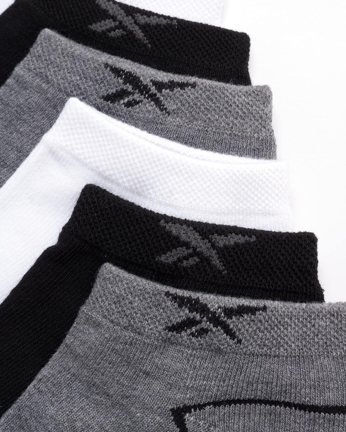 Reebok Boys Ankle Socks 6 Pack with Arch Support