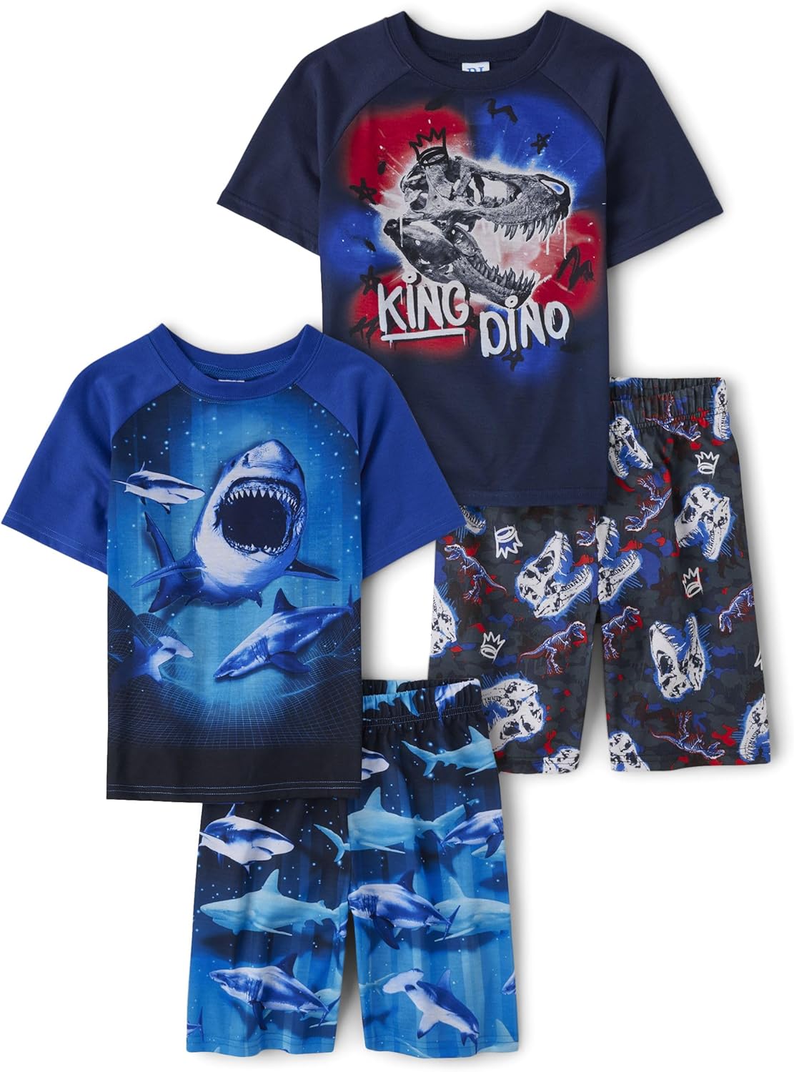 The Childrens Place Boys Short Sleeve 2 Piece Pajama Set 1