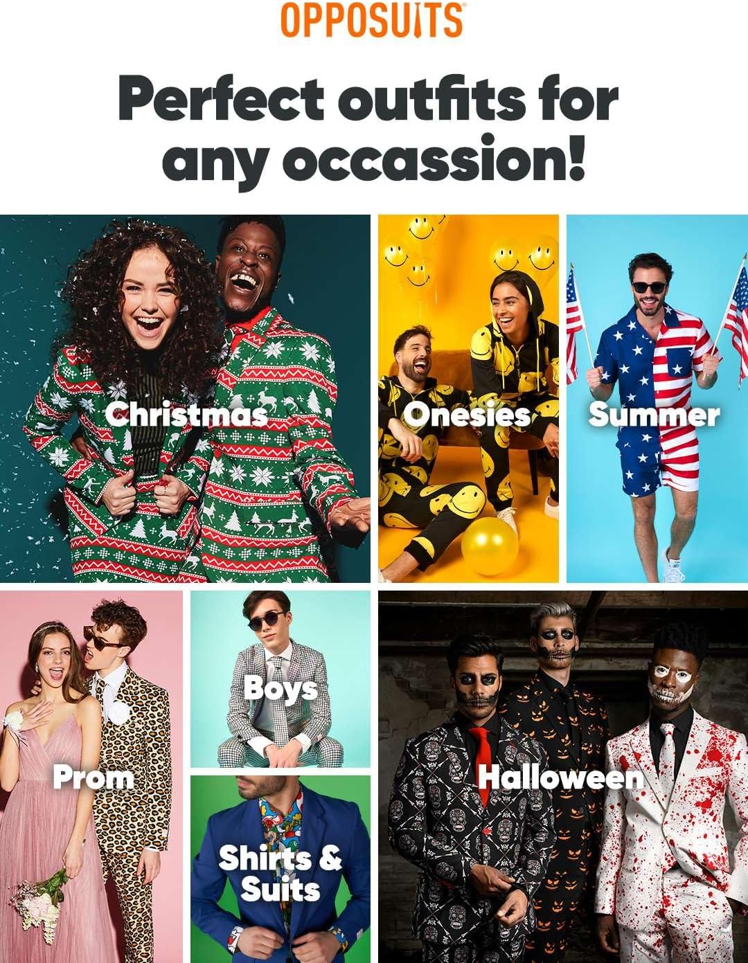 Opposuits Teen Boys Prom Wedding Party Outfit