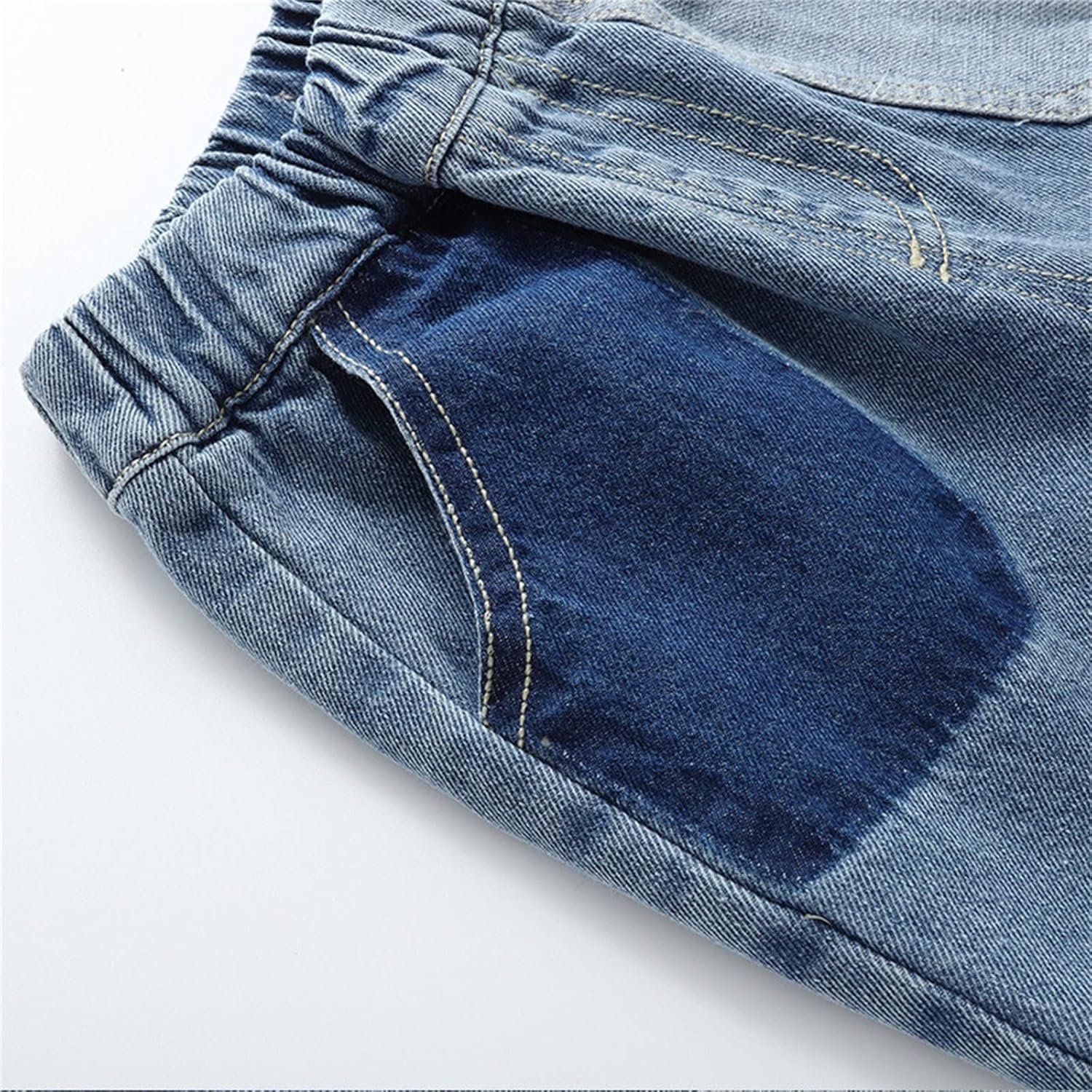 Cute Elastic Waist Jeans for Kids