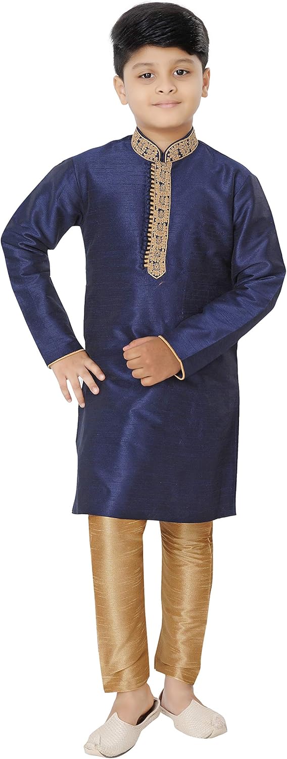Tathastu Boys Pajama Set - Festive Style Soft Comfortable Pajamas for Men