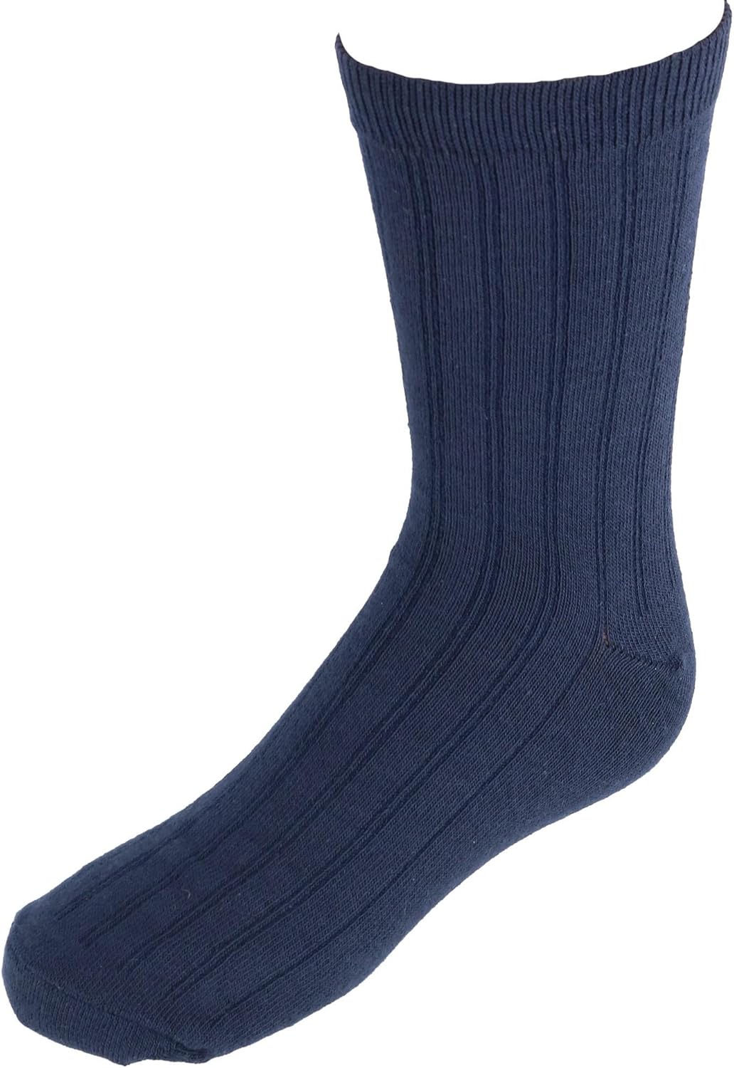 Jeffers Boys 8-20 Rib Crew Socks 3-Pair Pack