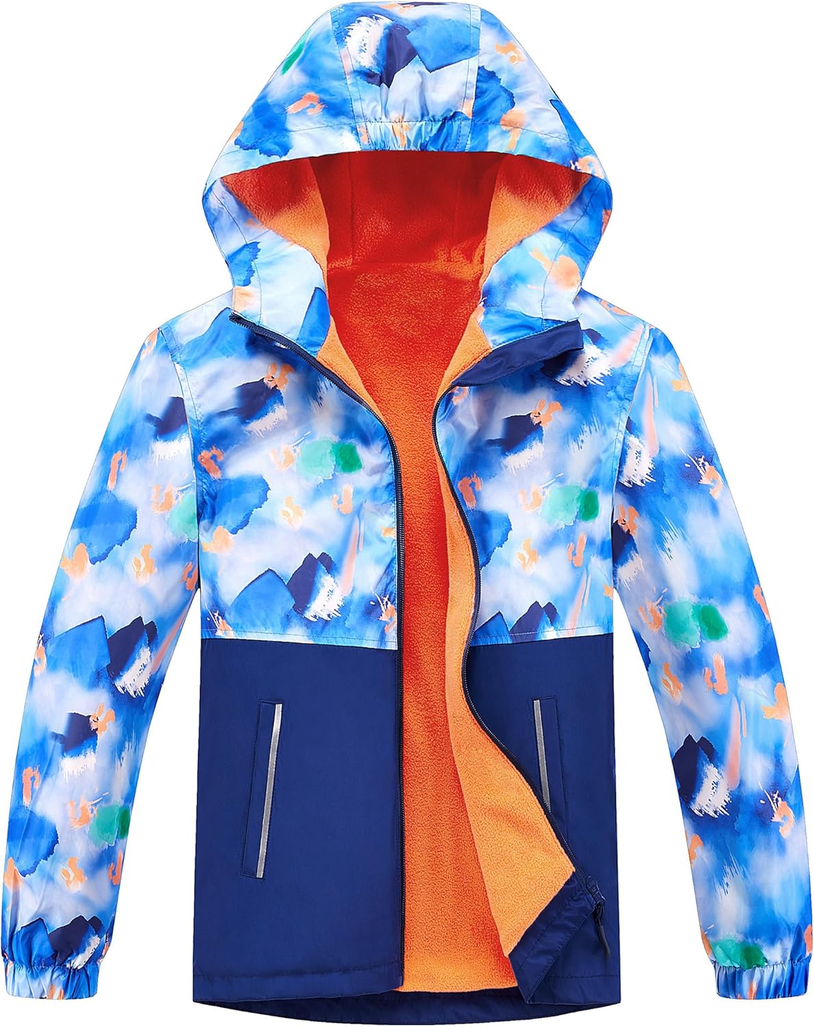 M2C Boys Waterproof Windbreaker Jacket Fleece Lined