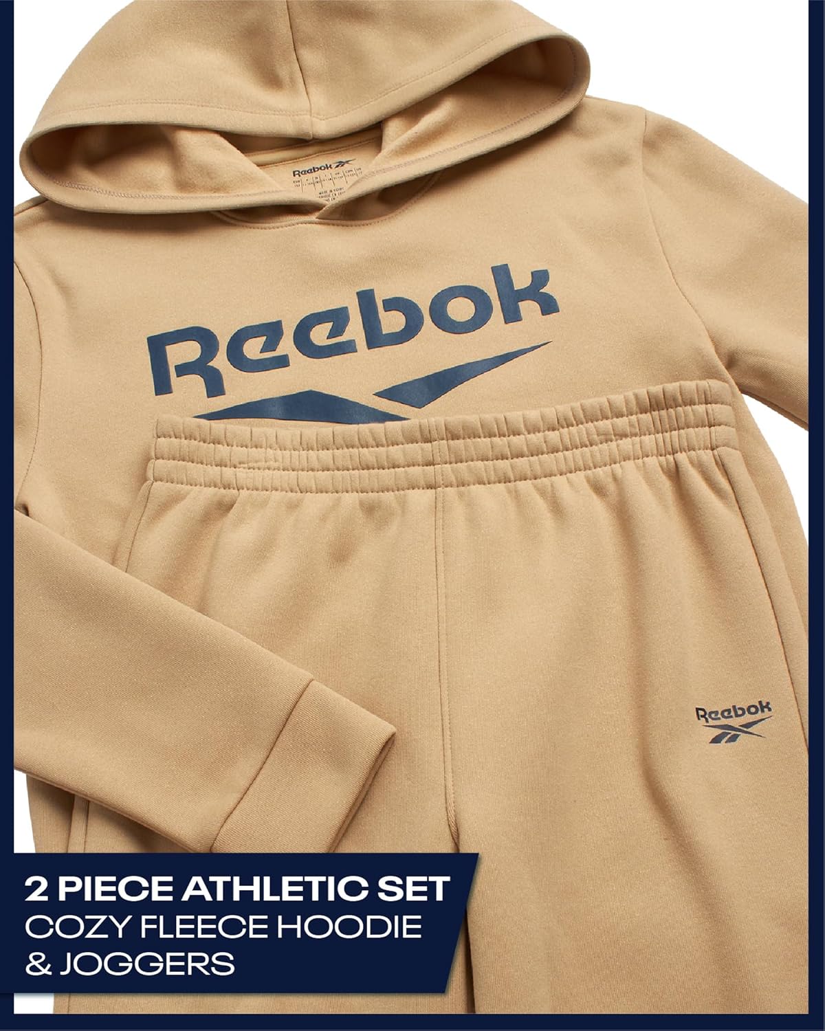 Reebok Boys Trackset - Fleece Pullover Joggers