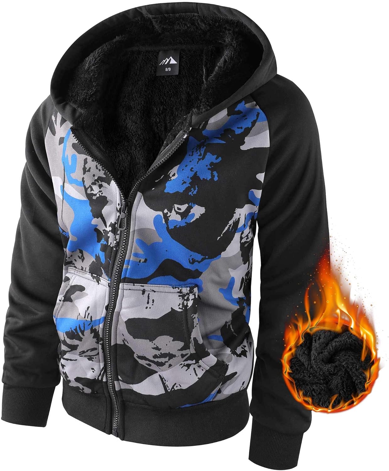 LAIWANG Boys Warm Winter Hoodie