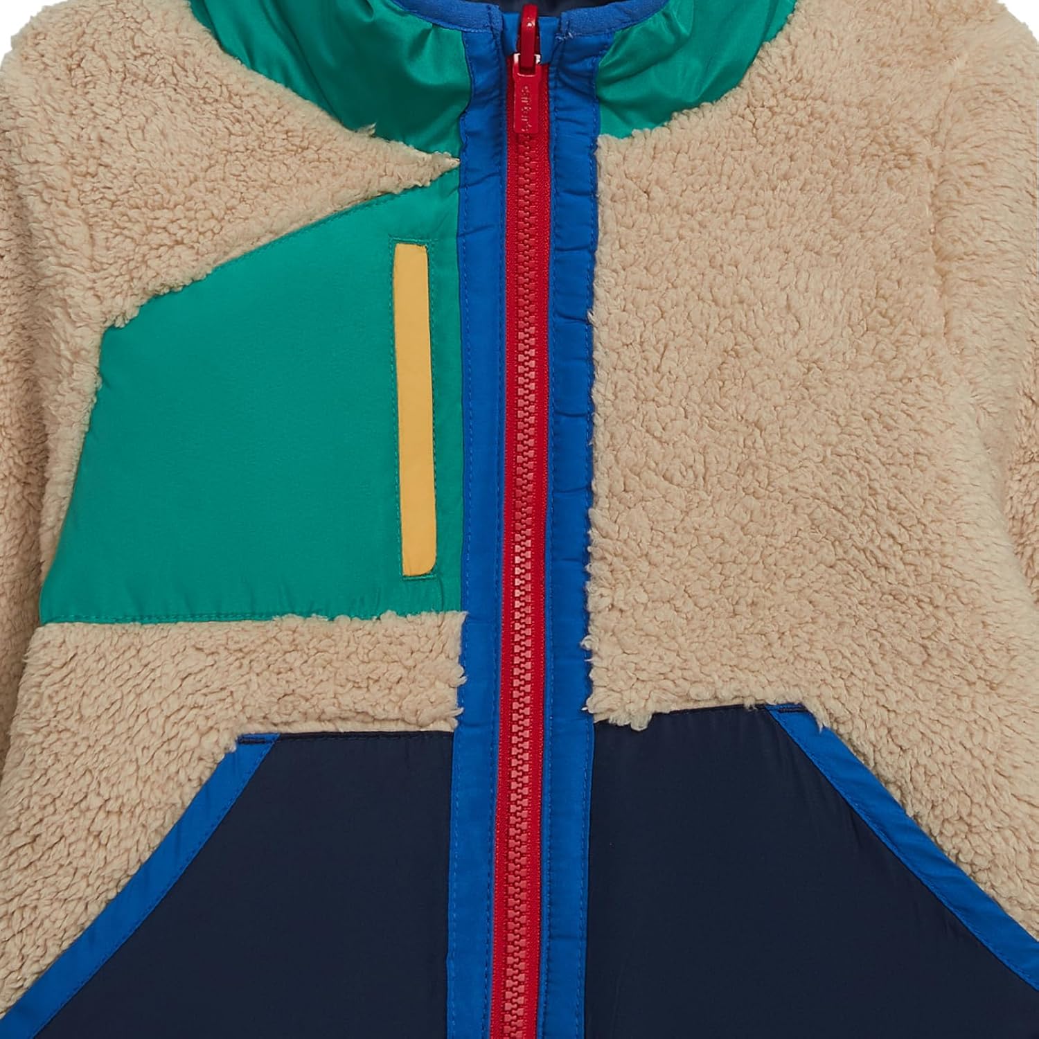 Carters Boys Midweight Reversible Sherpa-to-Poly Hoodie