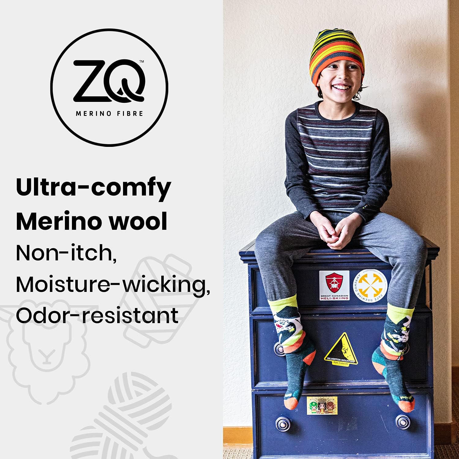 Smartwool Kids Classic Thermal Merino Base Layer Crew
