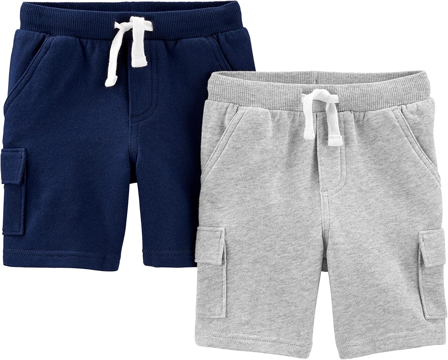 Simple Joys Boys Cargo Shorts 2-Pack