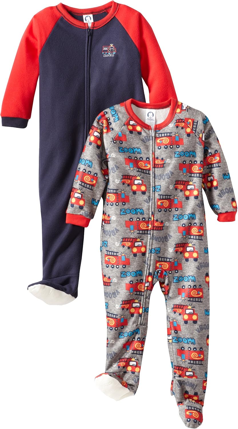 Gerber Boys 2 Pack Footed Blanket Sleepers 1