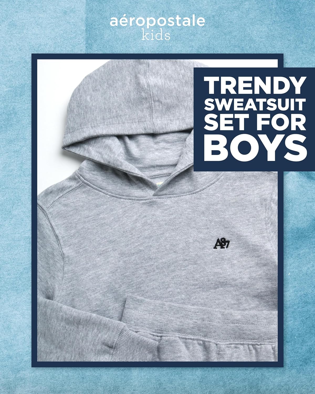 AeroPostale Boys Fleece Hoodie Jogger Set