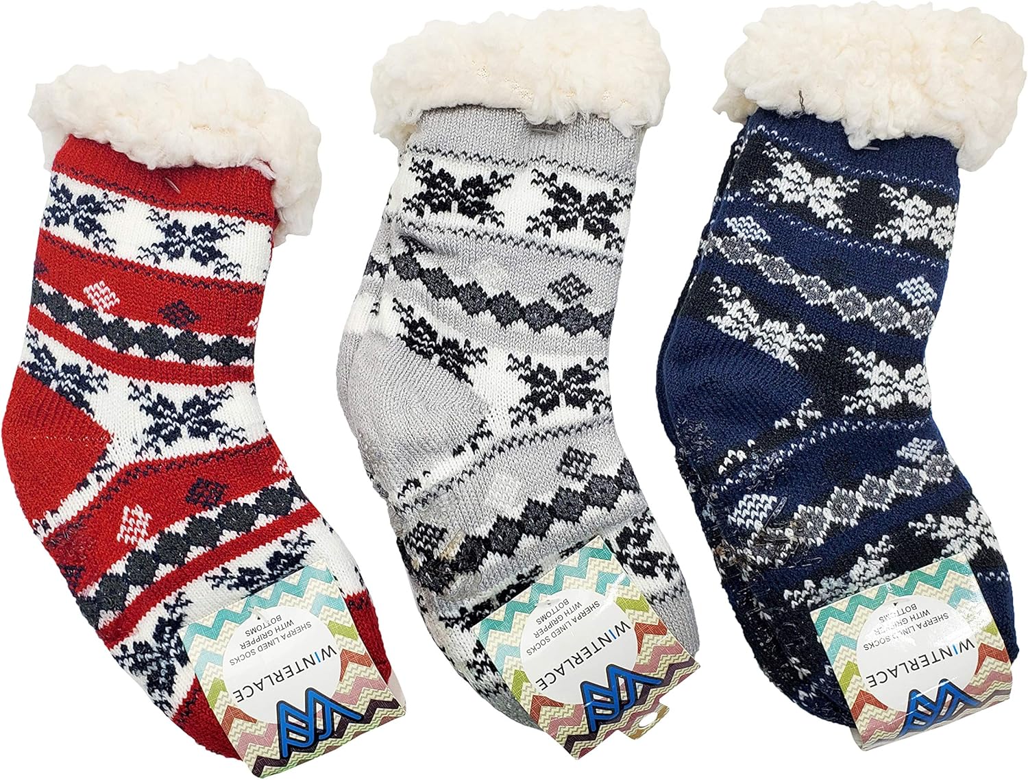Fluffy Thermal Kids Socks Cute Christmas Gift