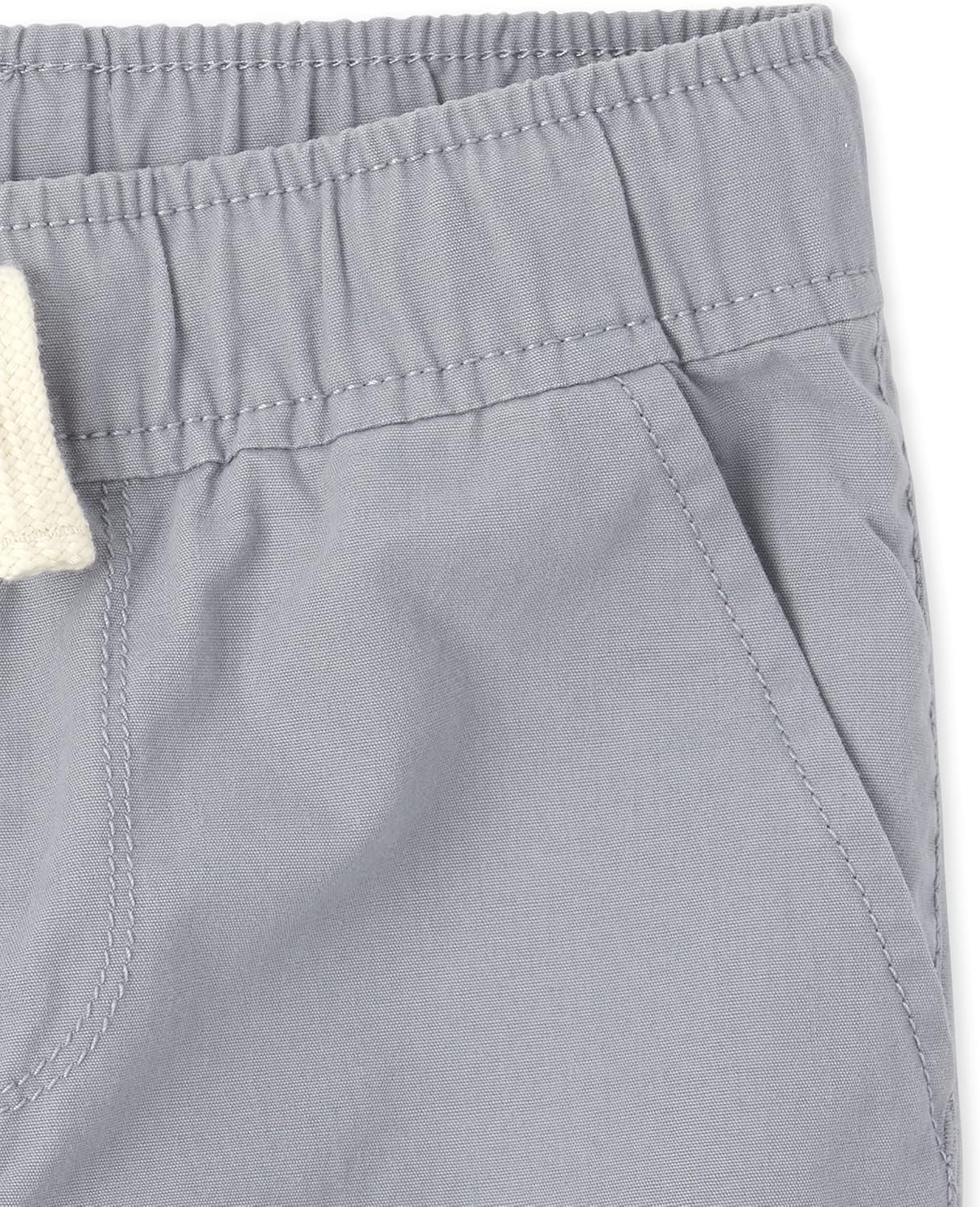 The Childrens Place Boys 100 Cotton Jogger Shorts