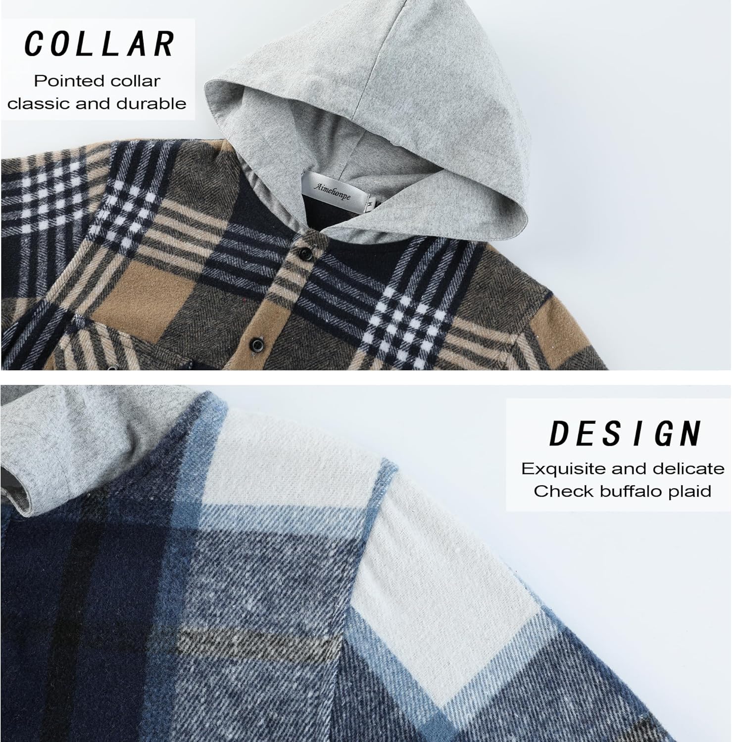 boys casual button-up plaid jacket for spring wear