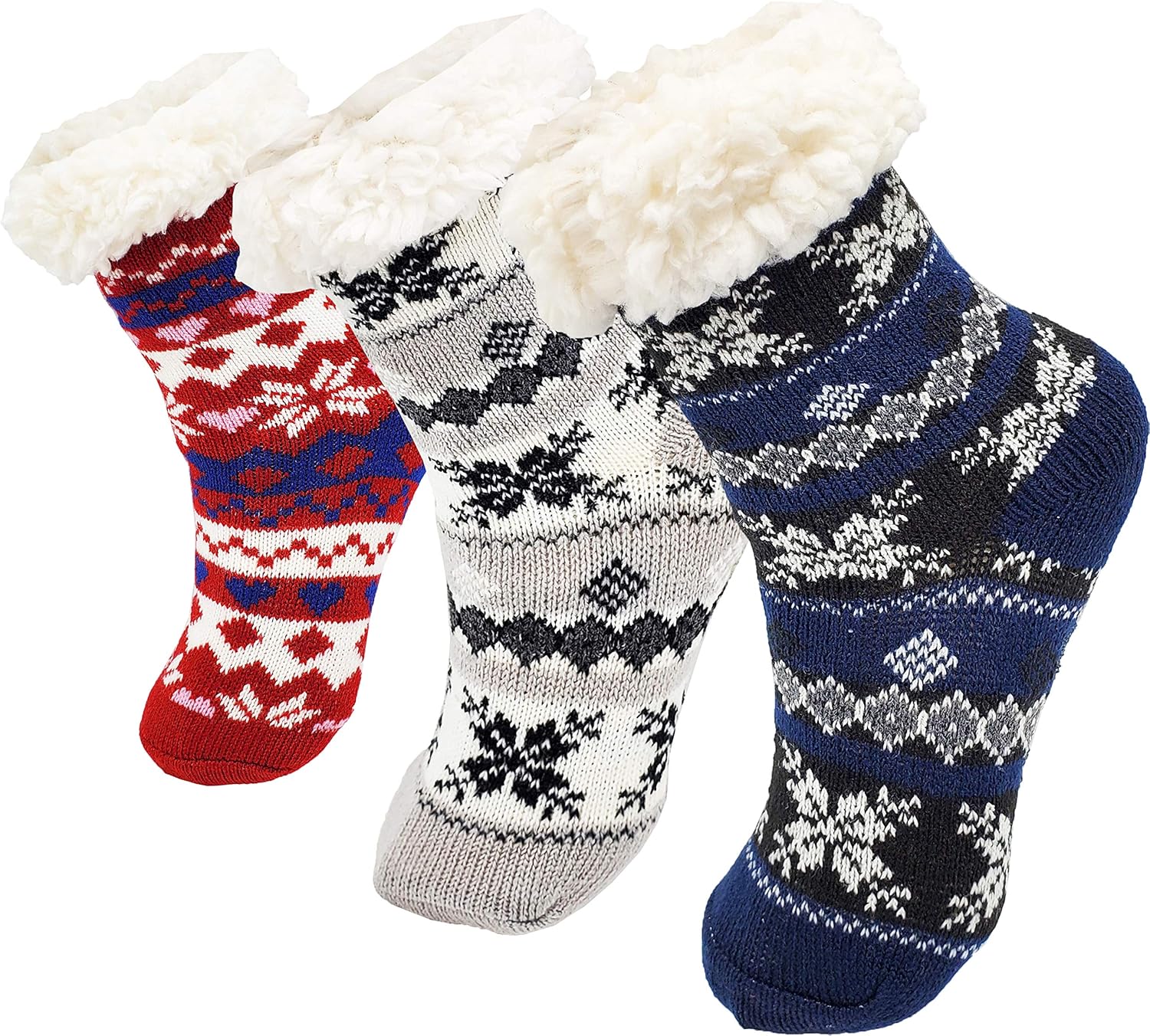 Fluffy Thermal Kids Socks Cute Christmas Gift