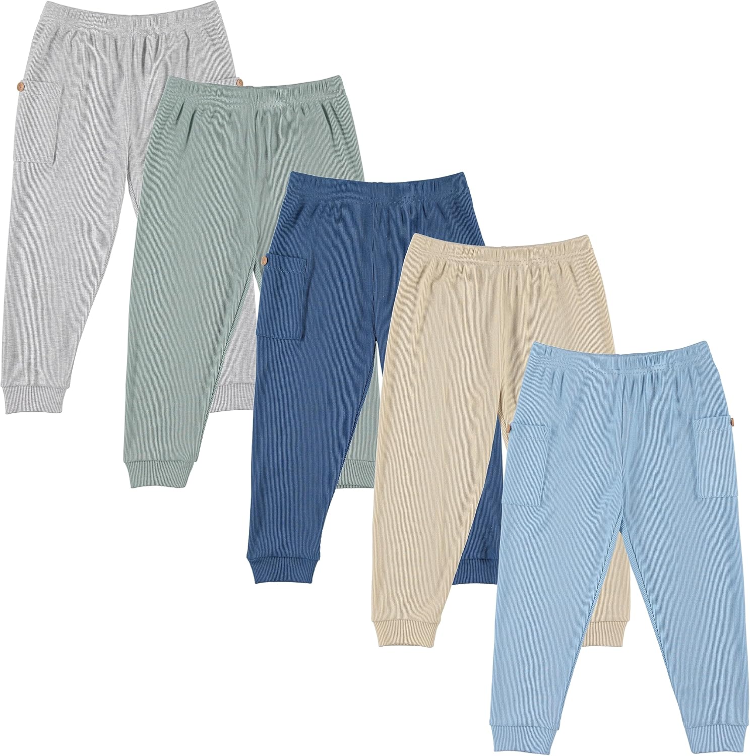 Cudlie 5-Pack Jogger Pants for Kids