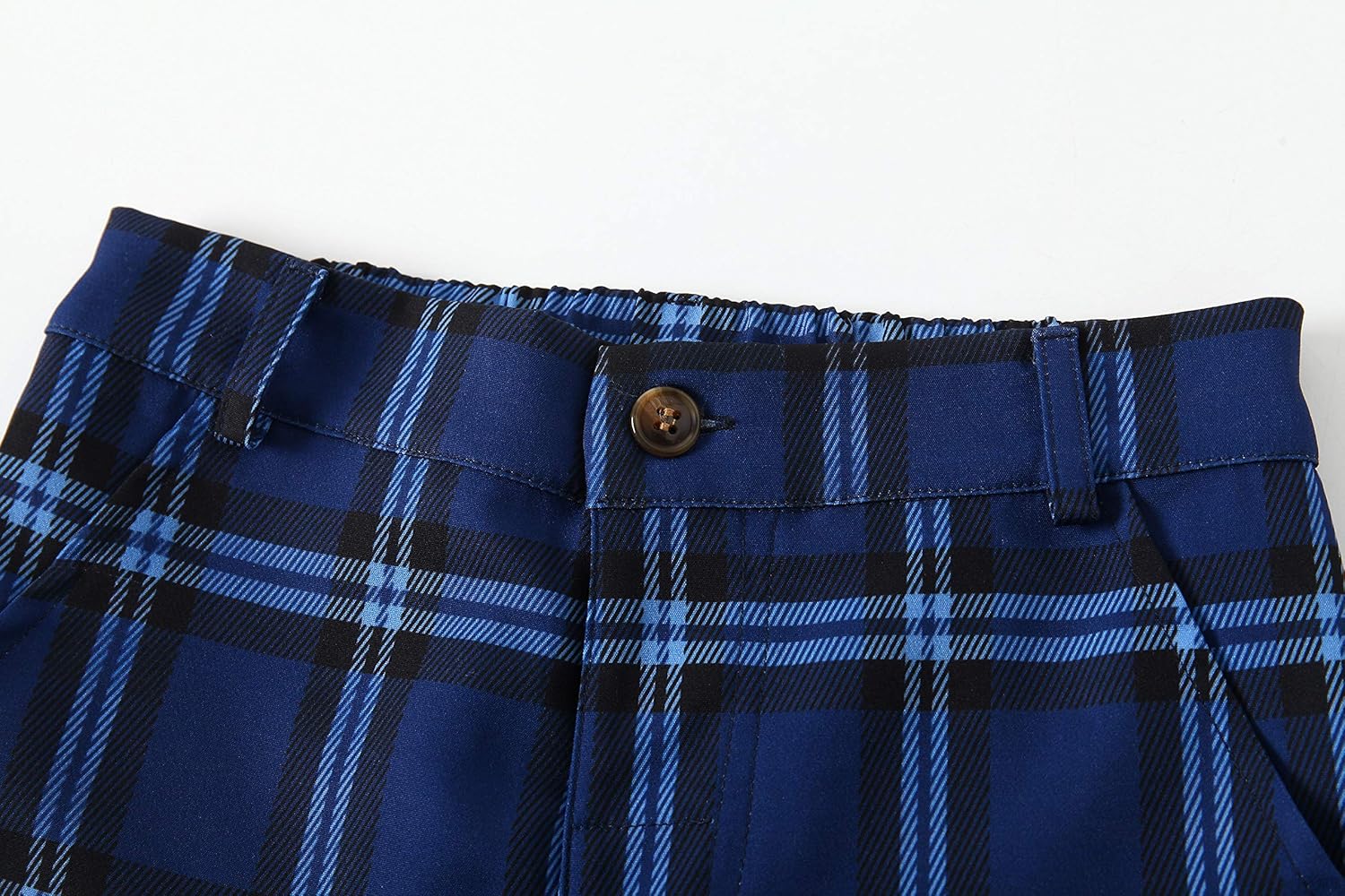 Boys Slim-Fit Plaid Button-Down Shirt