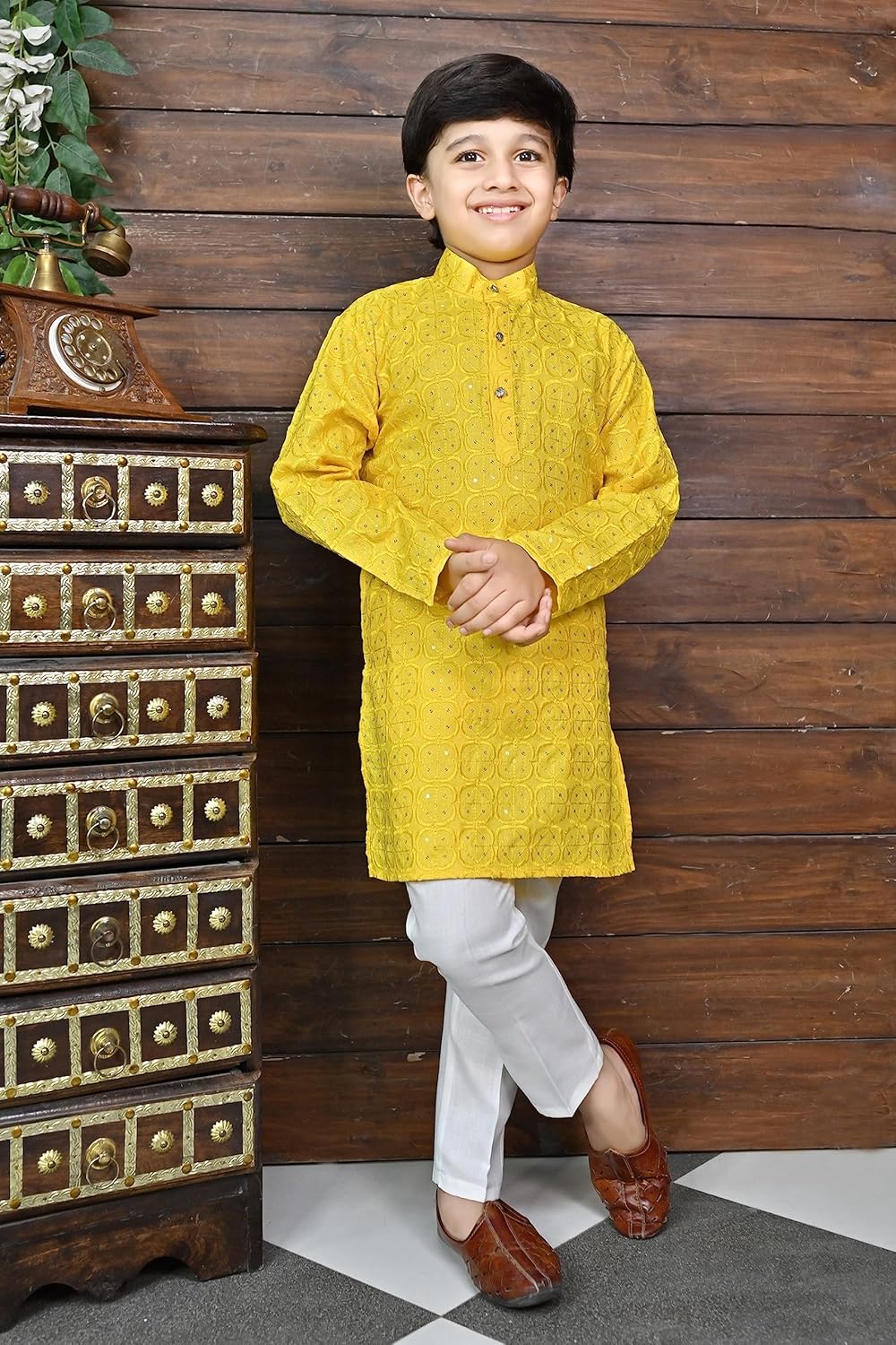 AHHAAAA Indian Ethnic Kurta Pajama Set