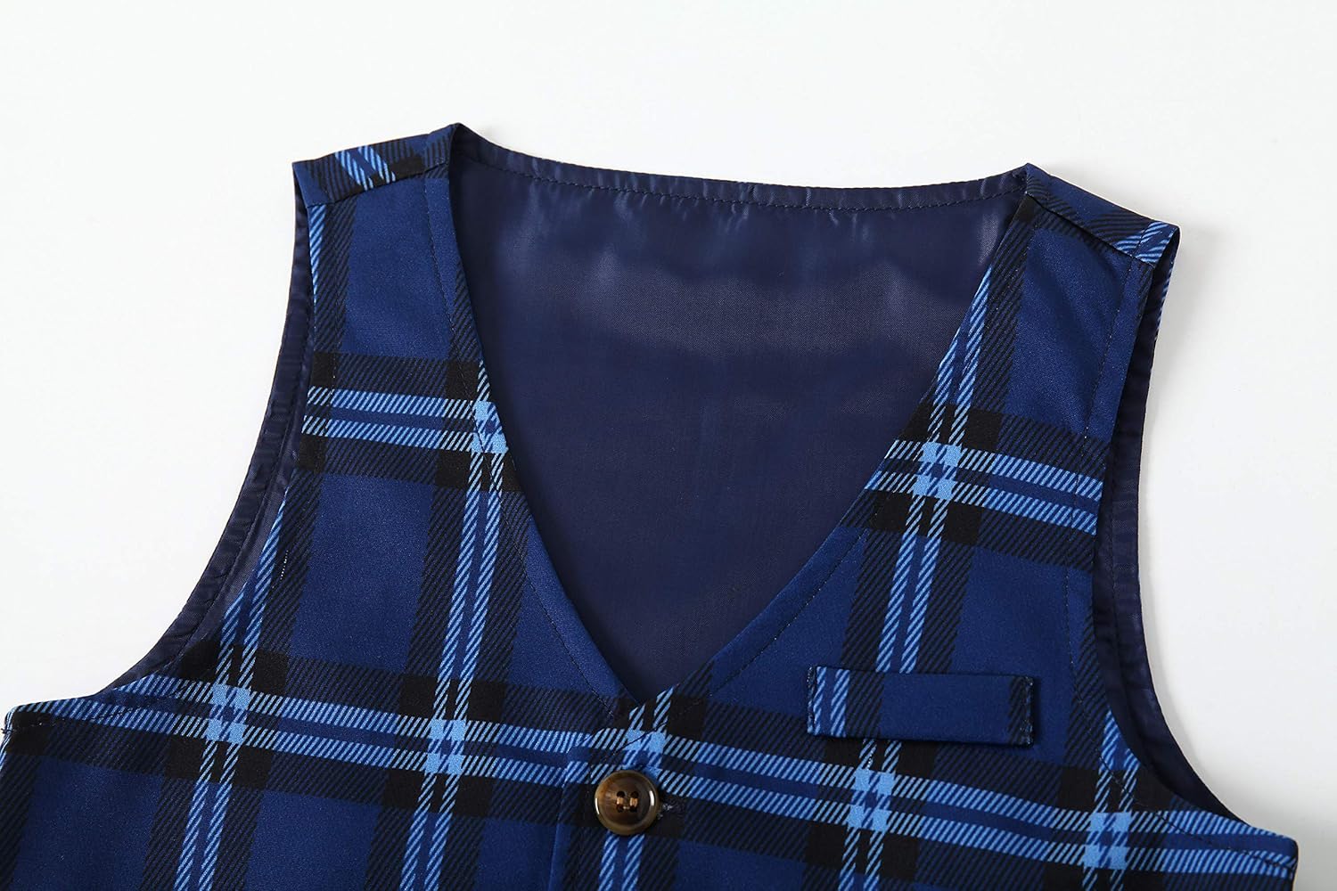 Boys Slim-Fit Plaid Button-Down Shirt