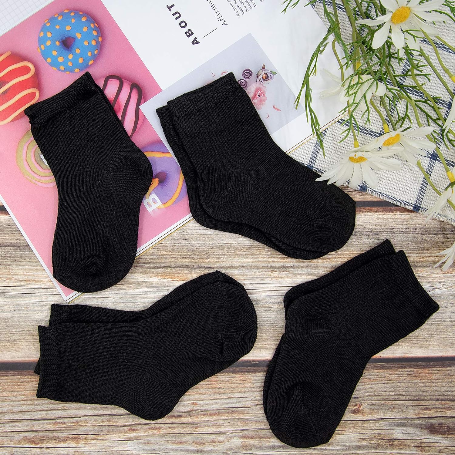 Smooth Fit Toddler Socks for Boys